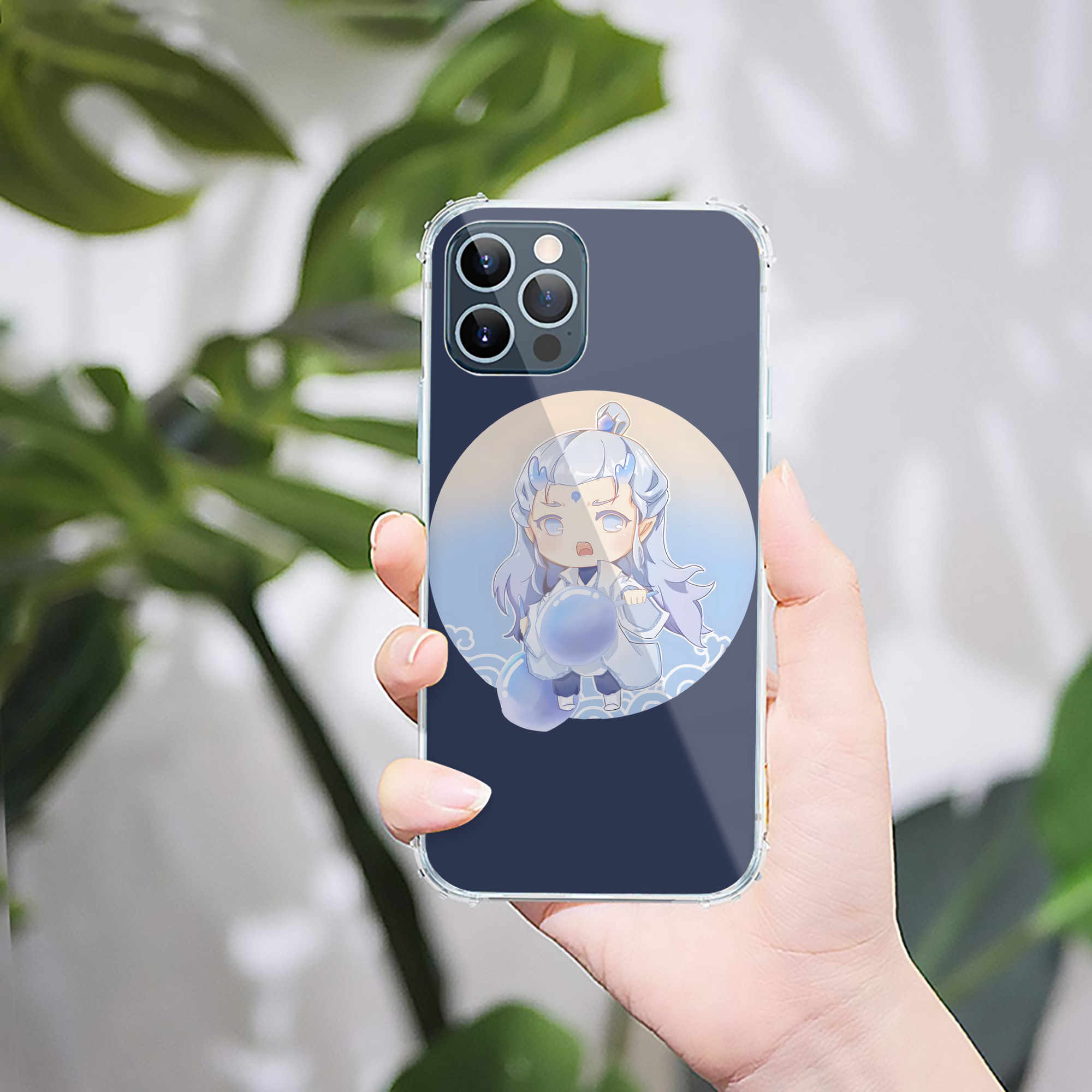 （画像用） Ne Zha 2 ナタ 魔童の大暴れ 【iPhone 12シリーズ対応】透明スマホケース（クリアソフトケース）